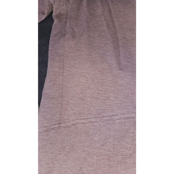 Lululemon High Lines Pullover Heathered Vintage Mauve Women's Size 8 Athleisure - Picture 8 of 8